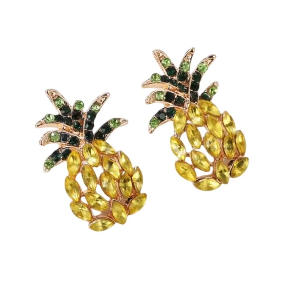 Jeweled Pineapple Earrings‎